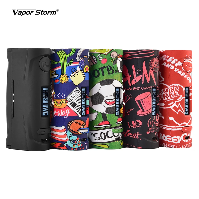 Оригинальный мод Vapor Storm puma baby 80 Вт TC модный бокс для граффити 510 RDA RTA RDTA
