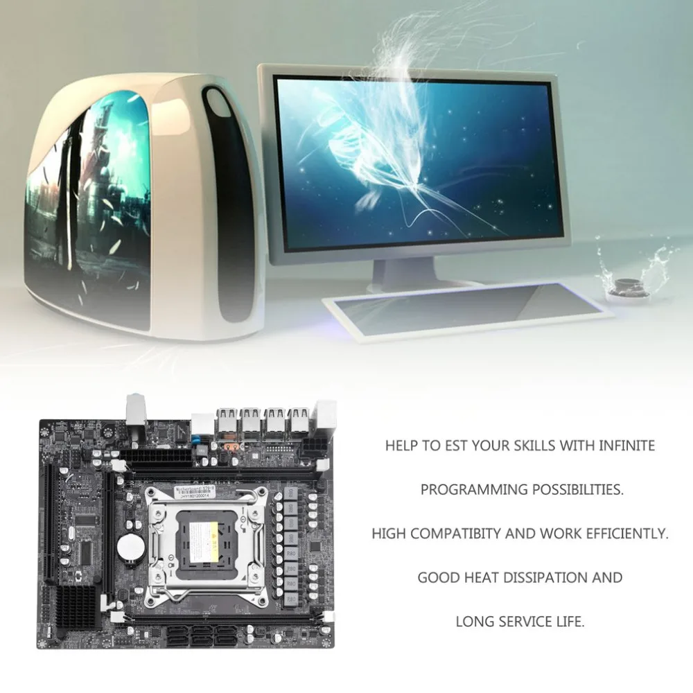 

Practical X79 Desktop Computer Mainboard Motherboard CPU Socket LGA 2011 Memory Type DDR3 1866MHz 1600MHz 1333MHz
