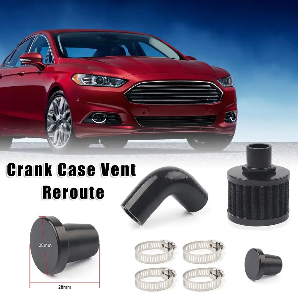 

Crank Case Vent Reroute Kit For 07.5-17 Dodge 6.7 Cummins Diesel 2500 3500 Hose Clamp*4 Kit Retain The Stock CCV Filter.