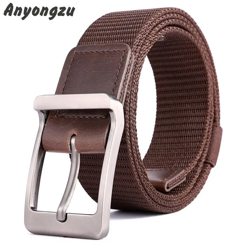 

Alloy Buckle Anti-allergy Quick Drying Outdoor Men Belt Climbing Sports Pin Buckle Rich Simple Sense Weaving Nylon Waisrband