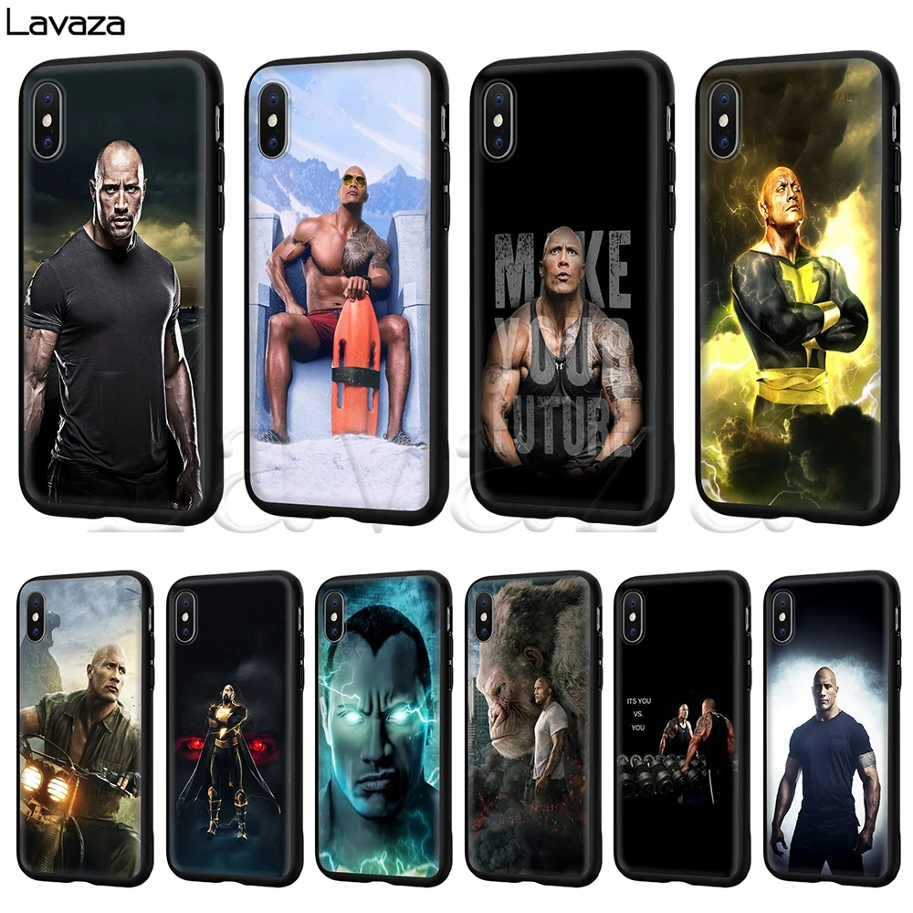 

Lavaza The Rock Dwayne Johnson Silicone Soft Case for iPhone 11 Pro XS Max XR X 8 7 6 6S Plus 5 5S SE