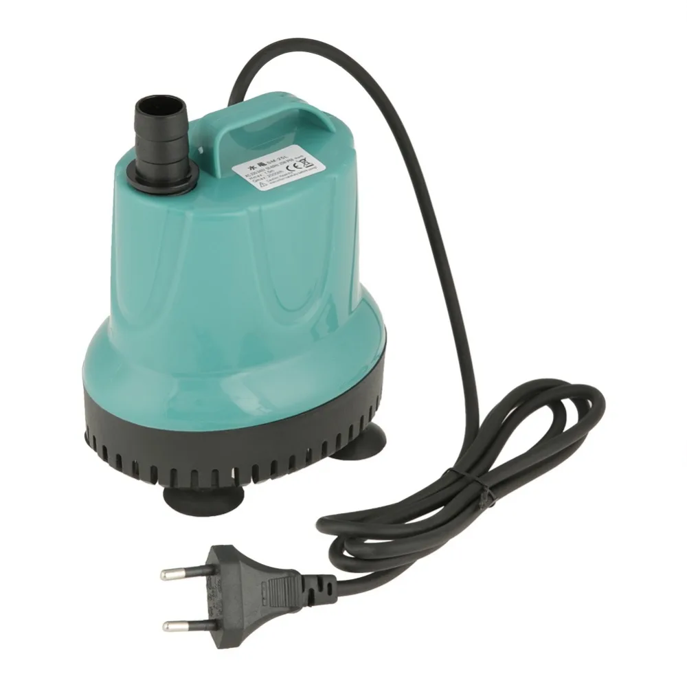 

2 Types Plastic 2000L/H Fish Tank Aquarium Water Submersible Pump Blue With EU Plug