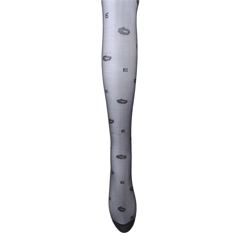 Black Lip Prints Женские тонкие летние колготки, модные колготки в черный горошек с рисунком сердца, цельные бесшовные сексуальные колготки для женщин - Цвет: Black Lip Prints