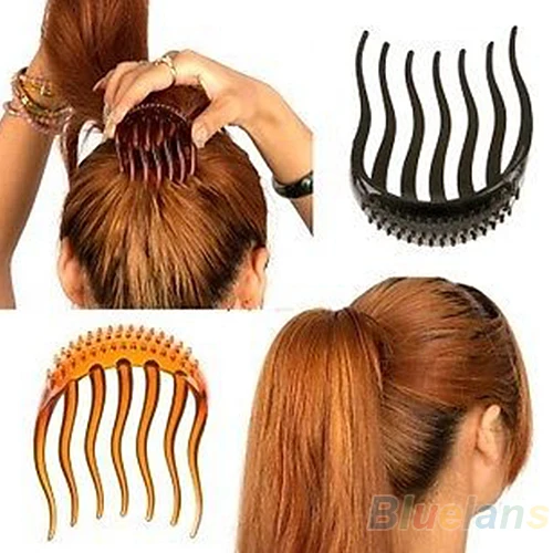 

Bump It Up Volume Inserts Hair Clip For Ponytail Bouffant Styles Hair Comb AWPD