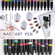 1 шт. Высокое качество Горячая дизайн Профессиональный маникюр ручка краска ing краска рисунок ручка инструменты для маникюра красивые