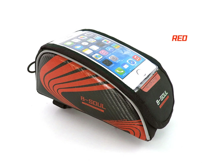 Perfect for iphone for sumsung 5.3 inch B-SOUL Outdoor Sport Touch Screen Phone Bag Bike Front Frame Bag MTB Mountain Bicycle Saddle bag 11 Perfect for iphone for sumsung 5.3 inch B-SOUL Outdoor Sport Touch Screen Phone Bag Bike Front Frame Bag MTB Mountain Bicycle Saddle bag 11