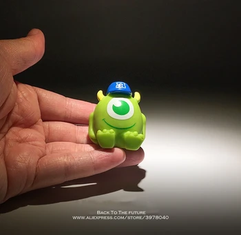 

Disney Monsters University Mike Wazowski Mr Q 4cm Action Figure Anime Mini Decoration PVC Collection Figurine Toy model gift