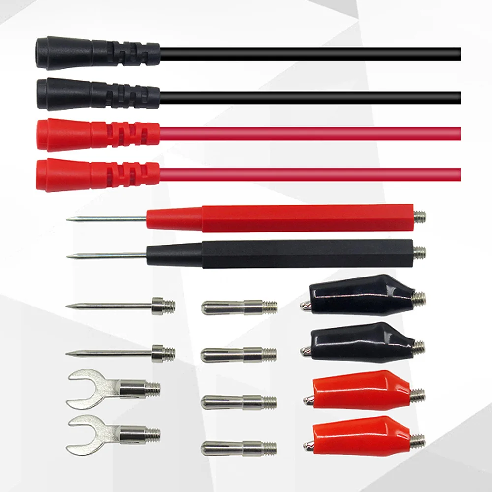

Test Leads Kit Cable Alligator Multifunction Digital Probe Test Tool Multimeter Tester Test Clips