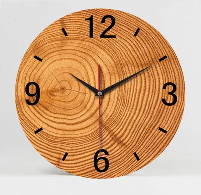 

070343 mute wall clock fashion creative personality wood home decoration times quartz morden design saat reloj de pared horlose
