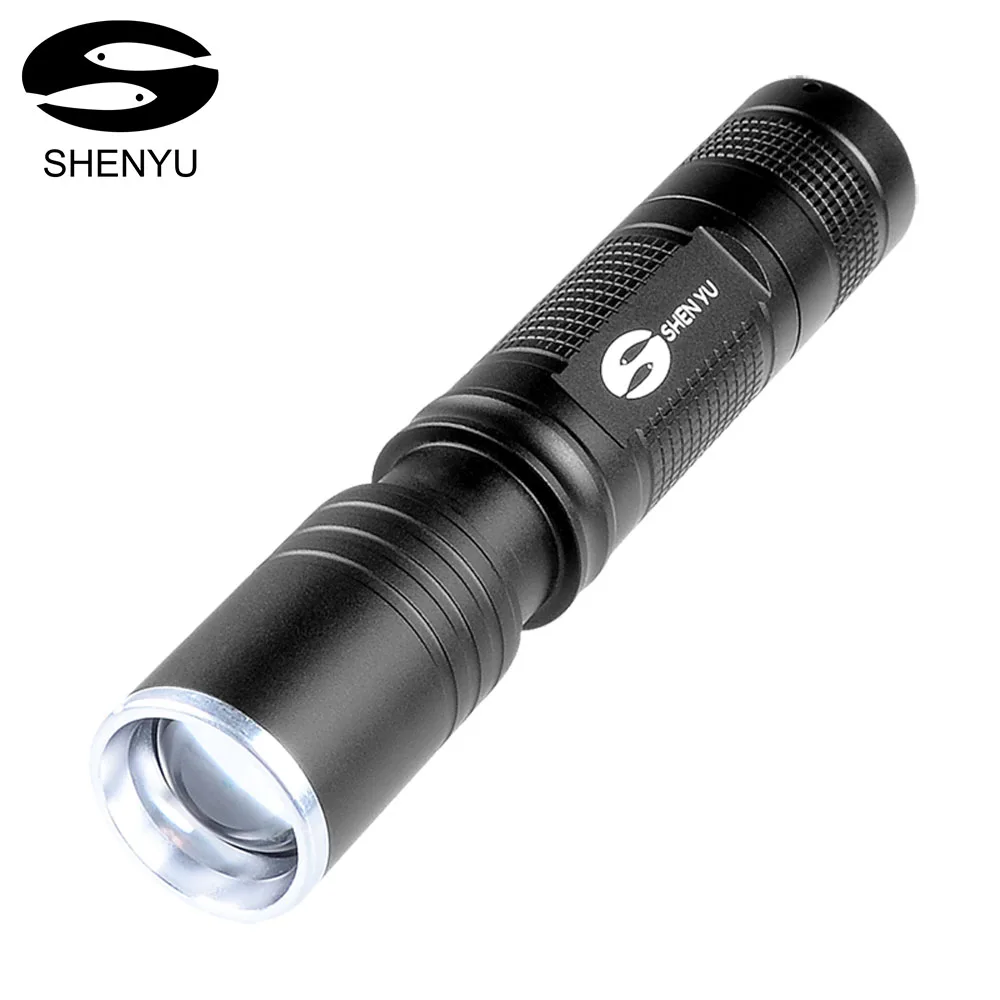 

SHENYU LED Flashlight Pocket-Sized LED Torch Super Bright 400 Lumens CREE LED IPX6 Water Resistant Camping Hiking Emergency Use