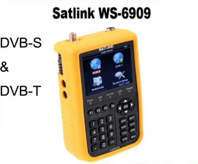 Satlink WS-6909 3,5 ''DVB-S& DVB-T Combo Signal Finder satlink 6909 спутниковый и наземный измеритель сигнала sathero satlink WS-6909