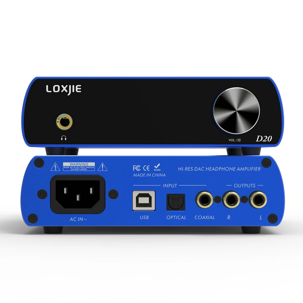 LOXJIE D20 HIFI Digital Audio DAC and Headphone Amplifier Uses DAC Chip AK4497 Support DSD512 PCM 32bit/768kHz LOXJIE D20 HIFI Digital Audio DAC and Headphone Amplifier Uses DAC Chip AK4497 Support DSD512 PCM 32bit/768kHz