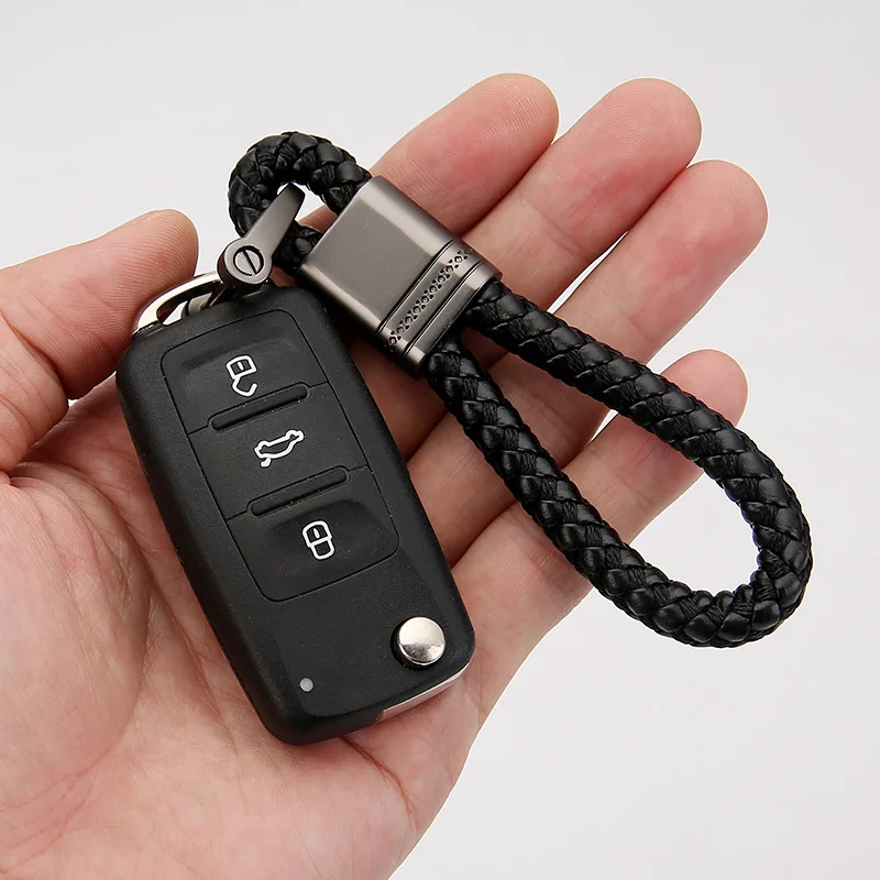Кожаный+ металлический автомобильный брелок для ключей для автомобиля и дома, ключница для Nissan Bmw Honda Skoda KIA hyundai Toyota
