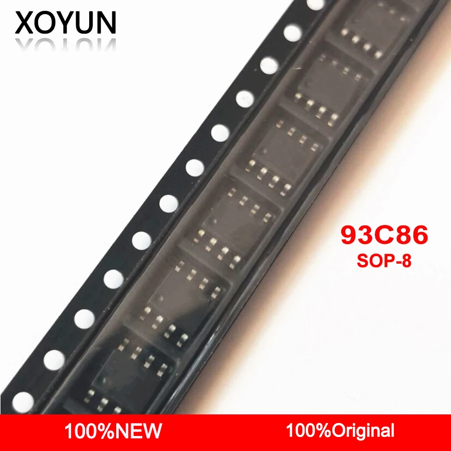 10pieces/lot 93C86 93C86A AT93C86 AT93C86A-10SU-2.7 SOP-8 new