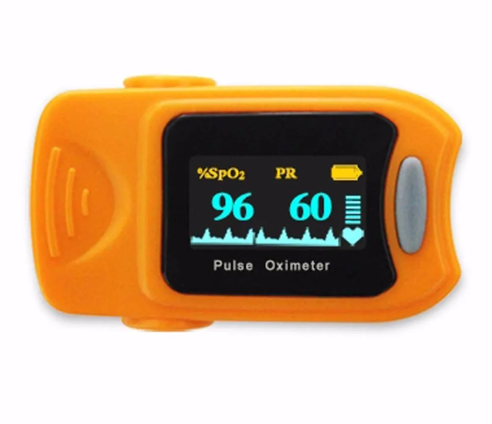 

Health Care CE Fingertip Oximeter Pulse color OLED display 4 display direction