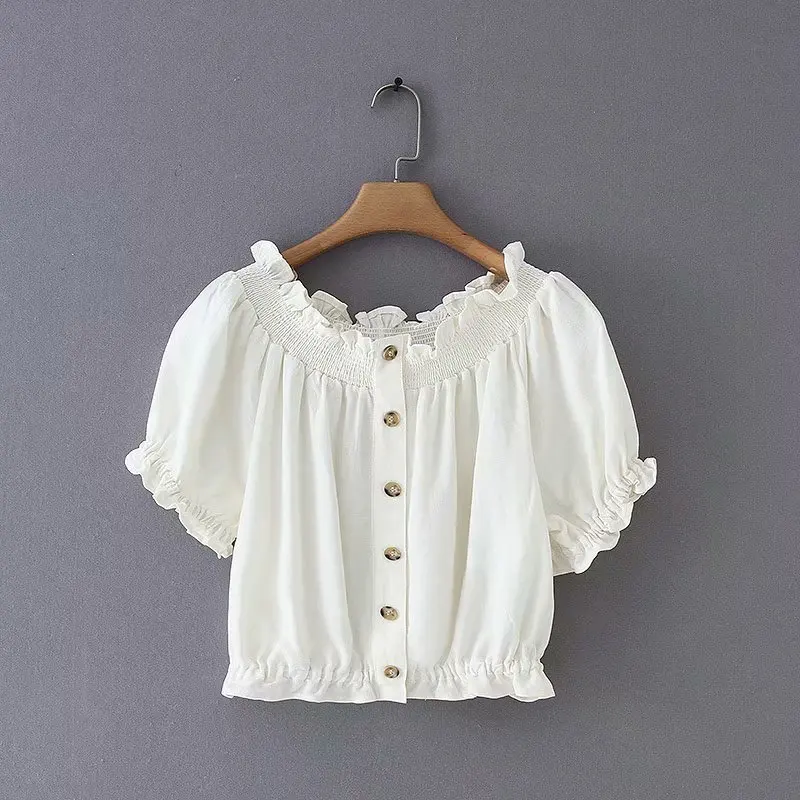 

New arrival TB45-19125 European and American Fashion Shoulder shirt