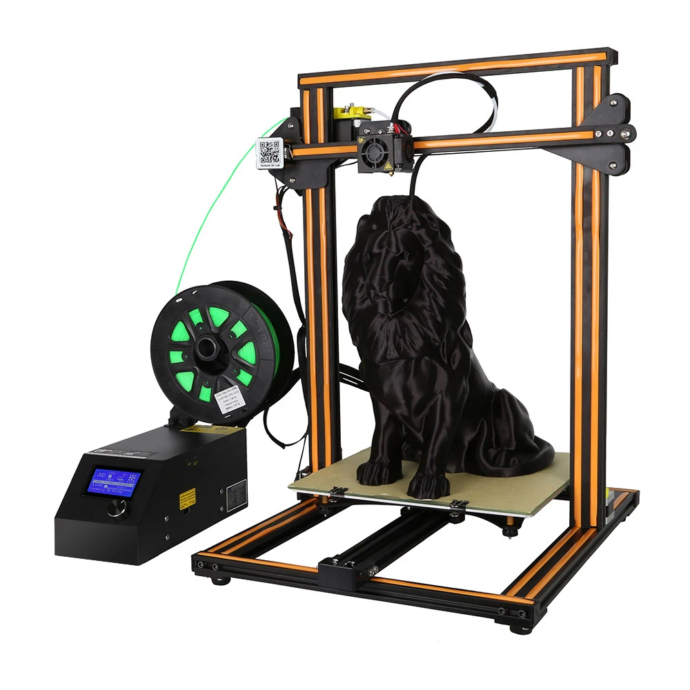 Creality 3D CR-10S 3d принтер самостоятельная сборка 3D DIY принтер 300*300*400 мм размер печати с алюминиевой рамкой и детектор нити