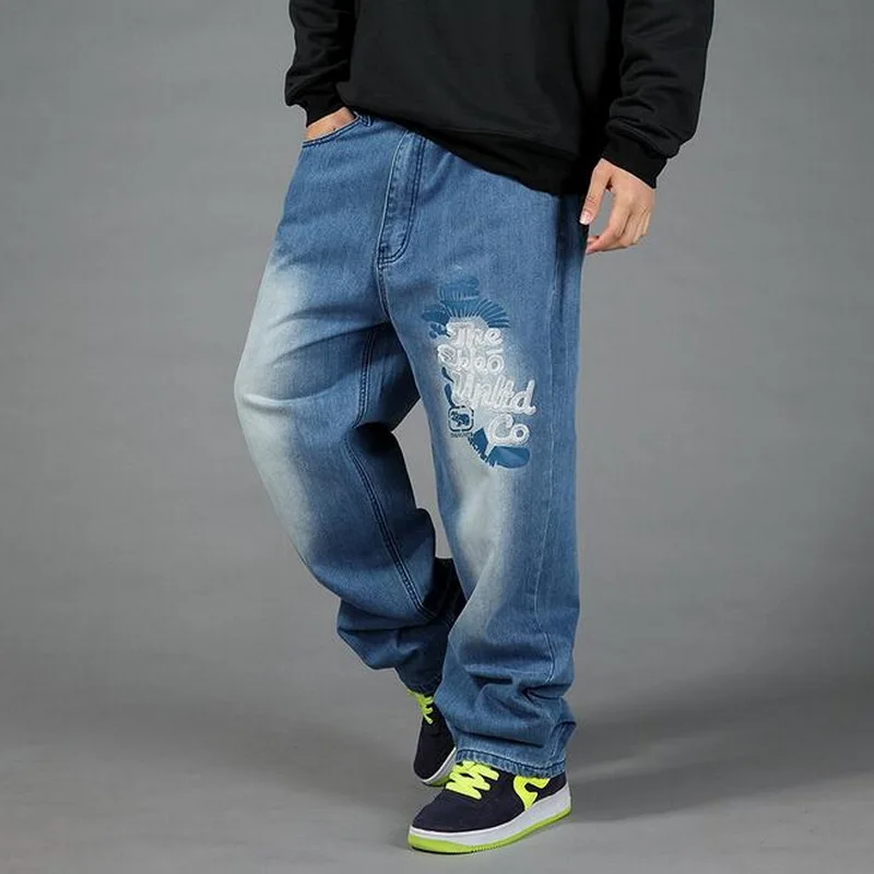 VXO, мужские деаны, хип-хоп штаны, мужские джинсы с принтом s, мужские свободные хип-хоп джинсы для скейтборда, мешковатые джинсовые штаны