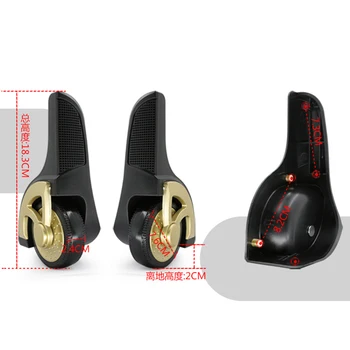 

2018 New Suitcase Repair Wheels Spinner Replacement Luggage Wheels Suitcase Caster Bag Parts Fitting Repair