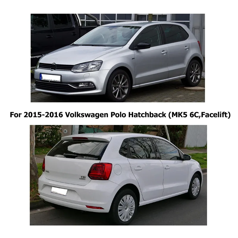 Car Mudflaps,For Volkswagen Polo 6C Hatchback 2015 2016 Splash Guards Mud Flap Mudguards Fender