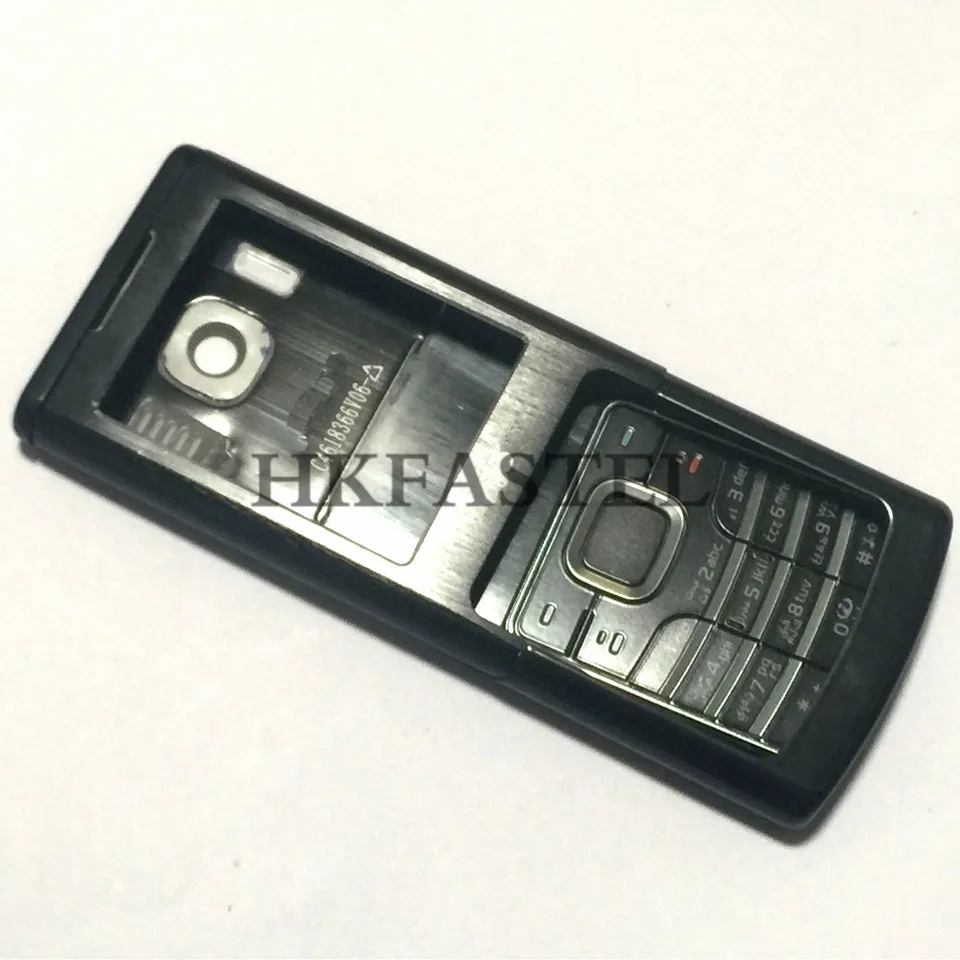 Hkfatel для Nokia 6500c 6500 классический черный полный корпус для мобильного телефона чехол+ английская арабская клавиатура