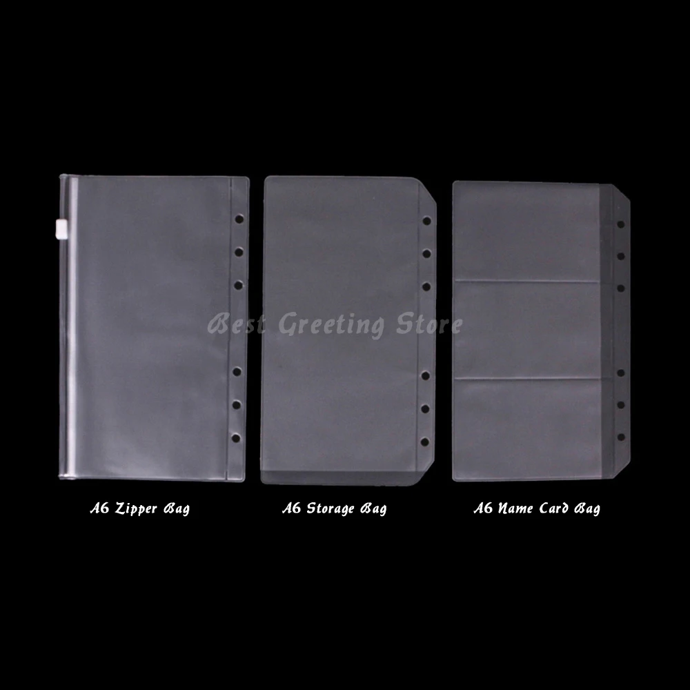 Buy Clear A6 Ring Binder Pockets Wholesale filofax accessories,portable binder
