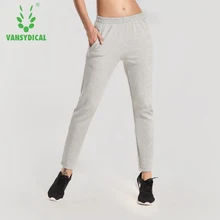 Женские штаны для бега с эластичной резинкой на талии XXL, свободные тонкие женские штаны для тренировок, брюки для бега