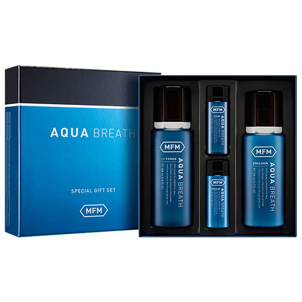 MISSHA For Men Aqua Breath Set Face Skin Care Revitalize Skin