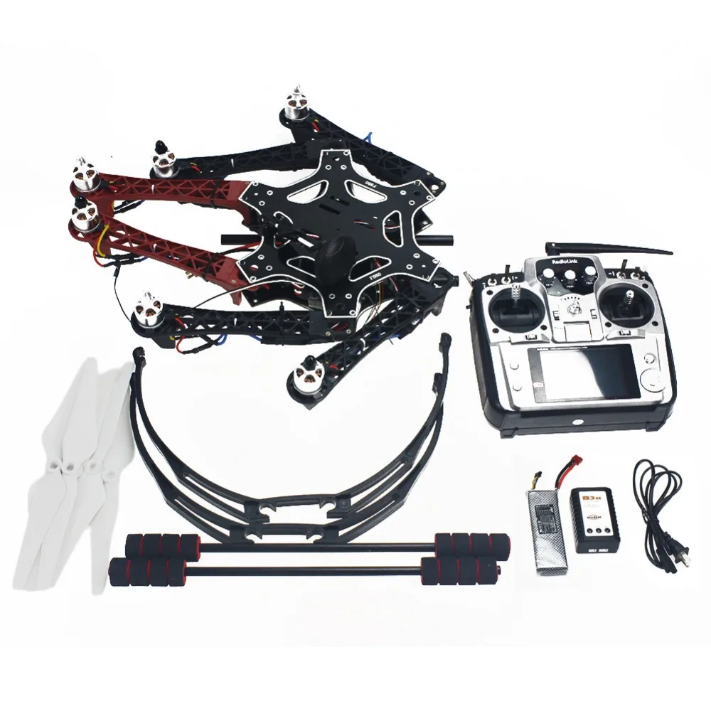 DIY Drone Kit 6-axis RC Aircraft Hexacopter Helicopter RTF Drone with AT10 TX/RX 550 Frame GPS APM2.8 Flight Controller Battery DIY Drone Kit 6-axis RC Aircraft Hexacopter Helicopter RTF Drone with AT10 TX/RX 550 Frame GPS APM2.8 Flight Controller Battery