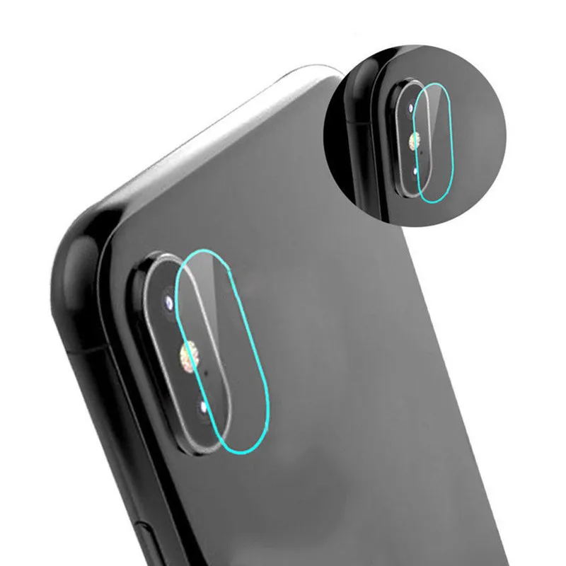 

Rear Camera Lens Flexible Soft Tempered Glass Screen Protector For iphone X Xs Max Slim Clear Fiberglass Protective Film 100PCS