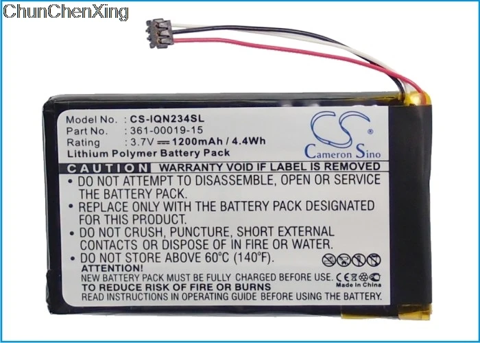 Аккумулятор Cameron Sino 1200mAh 361 00019 15 для Garmin Nulink 2340 2390|Цифровые аккумуляторы| |
