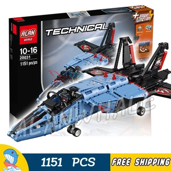 

1151pcs 2in1 Technic Advanced Air Race Jet Plane Fighter 20031 DIY Figure Building Blocks Boys Toys Compatible With Lago