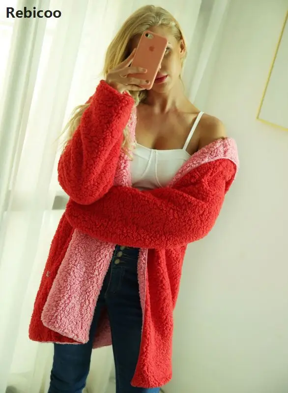New Autumn Winter Warm Women Hoodie Coat Jacket double wear Thick Soft Fleece Fur Sweatshirt Hooded Long New Autumn Winter Warm Women Hoodie Coat Jacket double wear Thick Soft Fleece Fur Sweatshirt Hooded Long