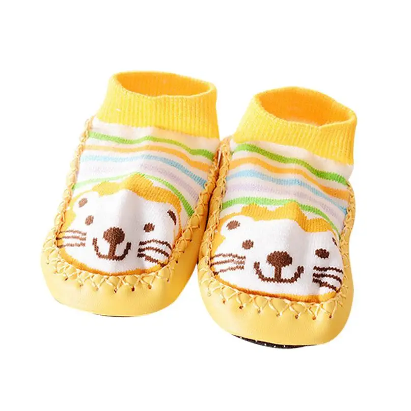 Носки для малышей новорожденных мультфильм детские носочки Нескользящие дети милые детские унисекс штук резиновая Носки хлопковые носки для малышей Calcetines хороший - Цвет: as shown