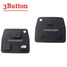 20 шт./лот) 3 кнопки резиновая прокладка для Toyota 2 и 3 кнопки дистанционного ключа