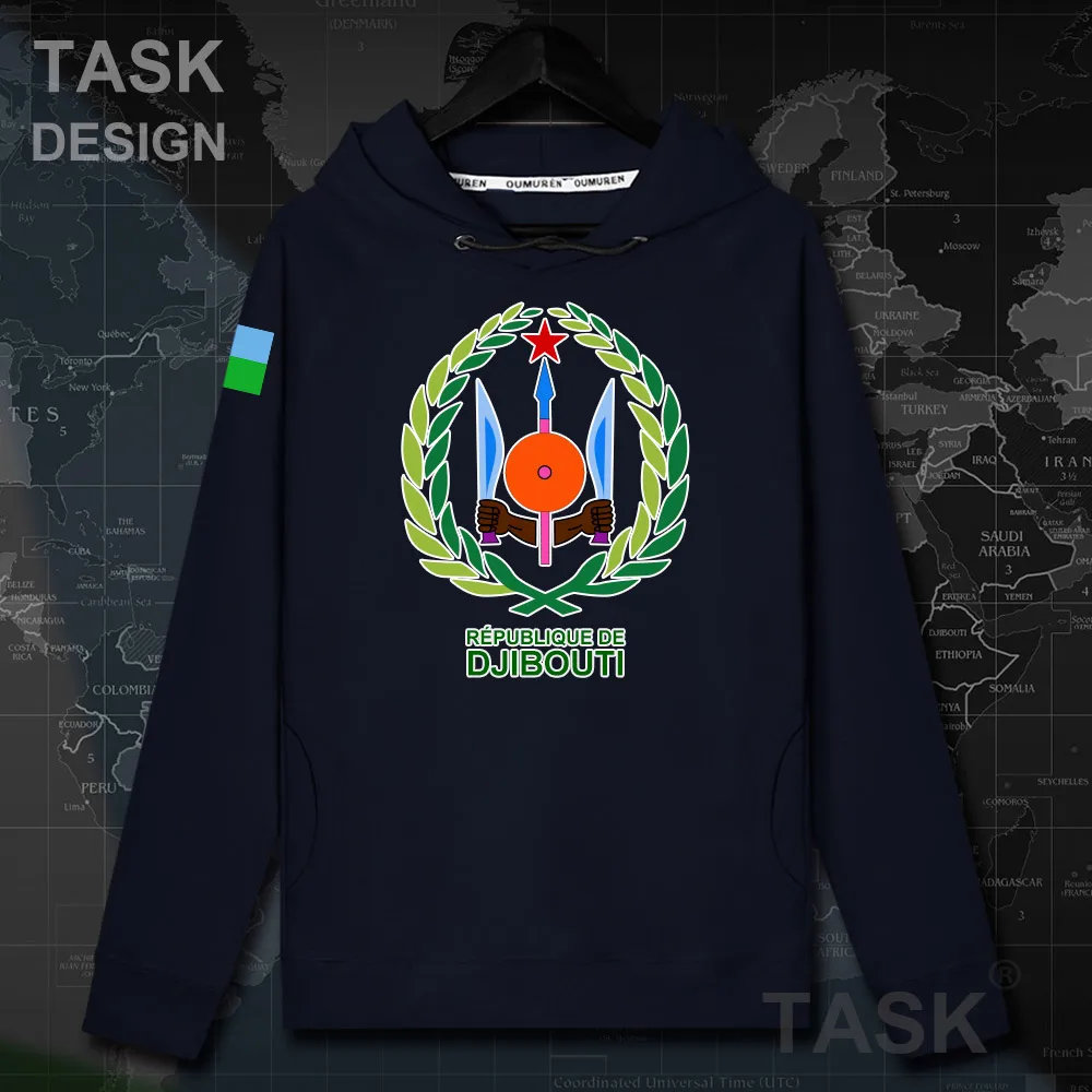 

Djibouti DJI Djiboutian DJ mens hoodie pullovers hoodies men sweatshirt streetwear hip hop clothing tracksuit nation Autumn 20