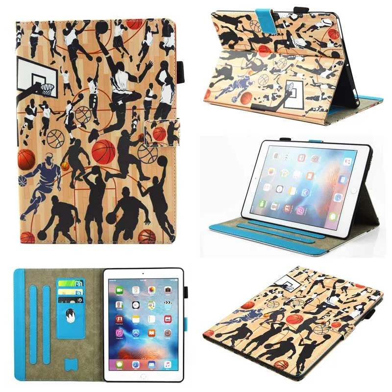 Умный чехол для iPad pro 10 5 чехол-подставка из ТПУ с изображением баскетбольных