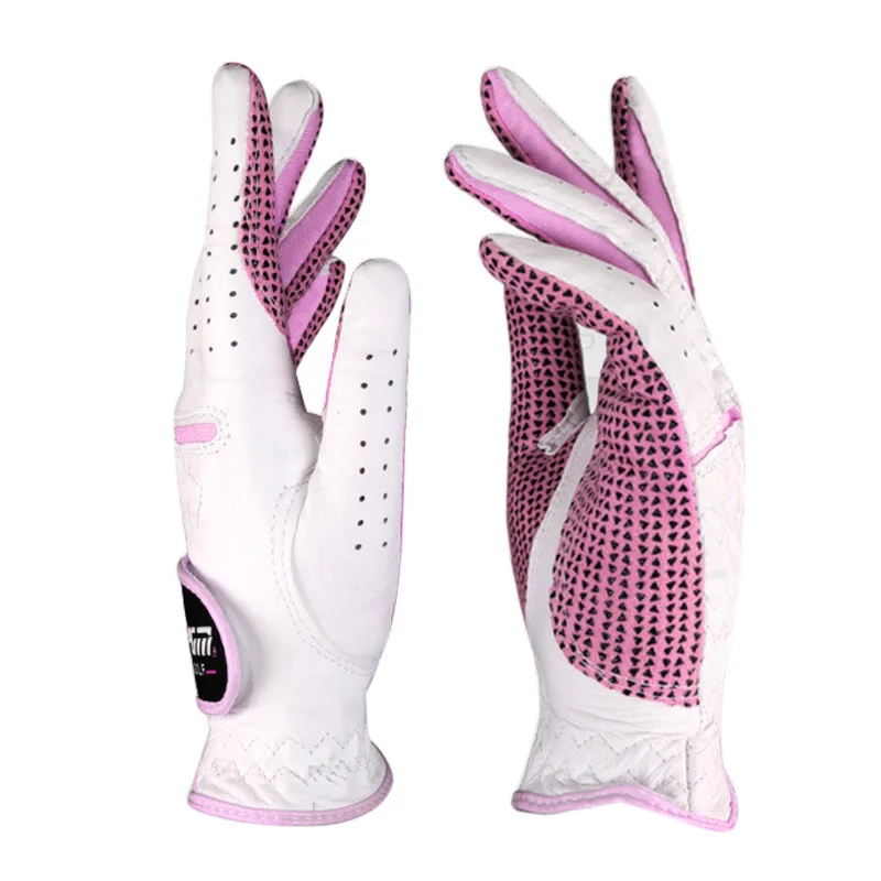

1pair PGM Golf Gloves Women Breathable Left Right Hand Gloves Non-slip Ladies Golf Gloves Sport Golf Accessories Free Shipping