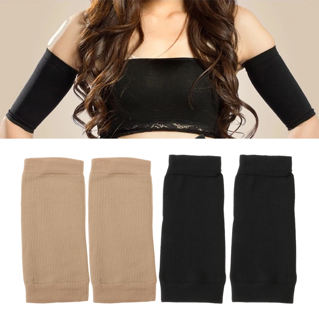 

Compression Slim Arms Sleeve Shaping Arm Shaper Upper Arm Exercise Skin Guard Sports Safety Protection Elbow Pads Arm Warmers