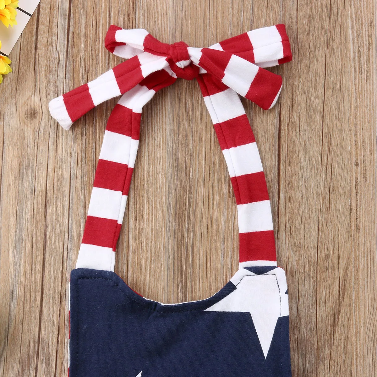 Июля 4th новорожденных для маленьких девочек мальчиков Боди Summer Infant американский флаг комбинезоны