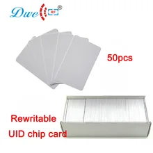 Высокоэффективная медная проволока RFID карты пустая перезаписываемая UID внутренняя чип карта для копирования 13,56 МГц mf карта/бирка