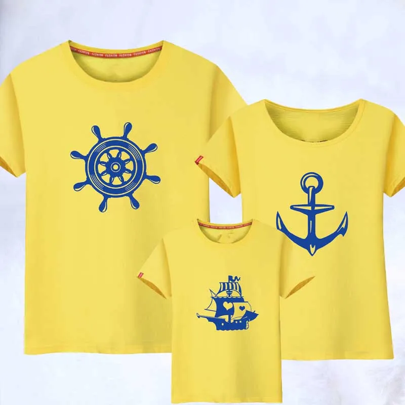 

Family Matching Clothes Family Matching Clothes 1Piece Family Look New T Shirts Father Mother Kids Cartoon Outfits Summer