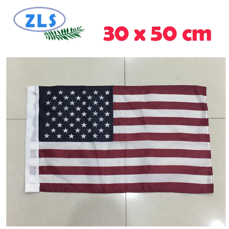 Американский флаг сада нейлоновый 200D Оксфорд маленький размер США 210D 30x50
