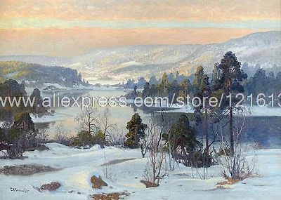 Brandt Carl Paesaggio Invernale Dipinti Ad Olio Su Tela Decorazione Della Parete Di Arte Dipinte A Mano Bed Room Sfondo Di Alta Qualita Oil Painting Paintings On Canvasoil Painting On Canvas Aliexpress