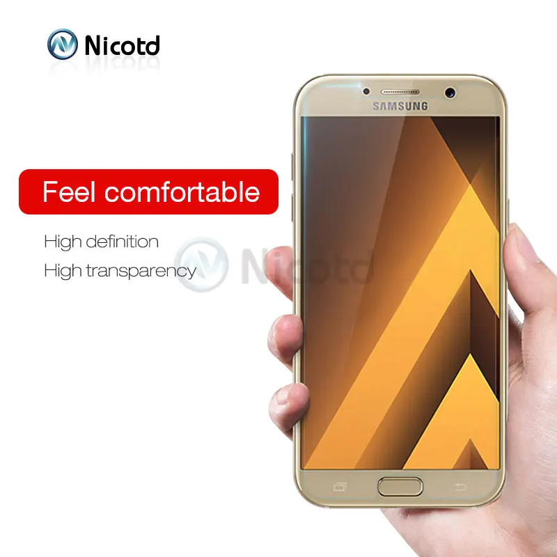 Tempered Glass For Samsung Galaxy A5 A3 A7 2016 S3 S4 S5 mini S5 S6 S7 For Samsung Trend Duos Alpha G850 Screen Protector Film