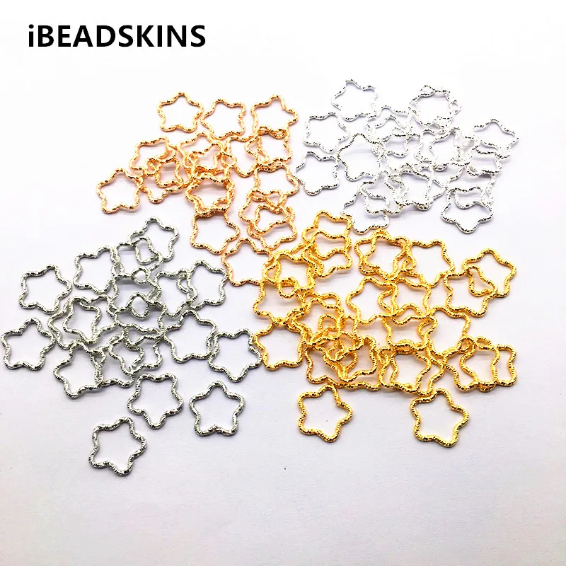 

New arrival! 16mm 500pcs zinc alloy star-shape connectors for Earrings Stud,earrings accessories,Earring parts,jewelry findings