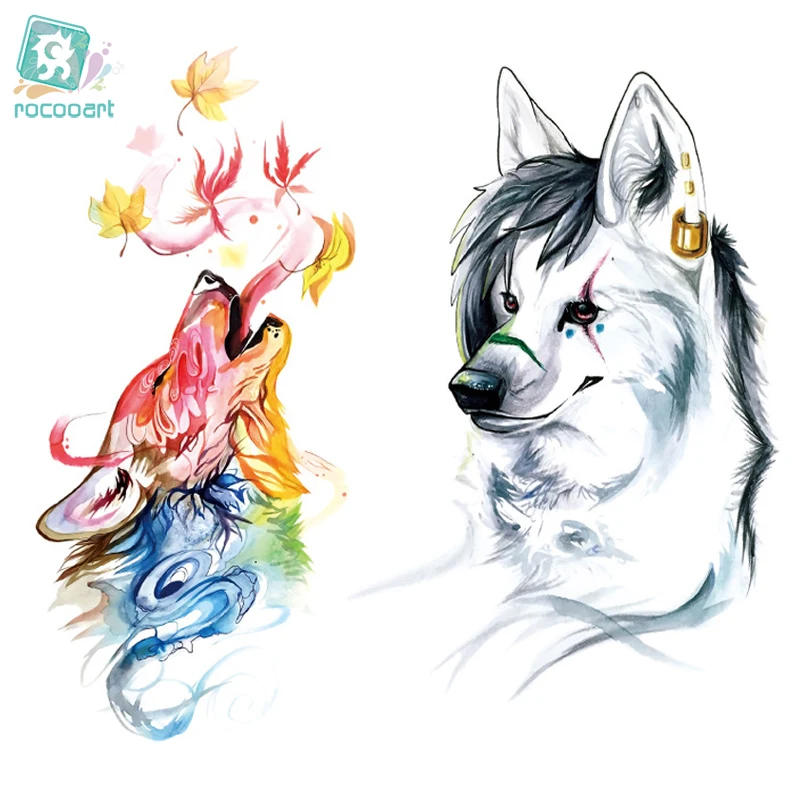 

LC-555-766 2018 New Body Art HD Tatoo Sticker Waterproof Unicorn Peacock Chinese Style Colorful Temporary Tattoo Stickers Taty