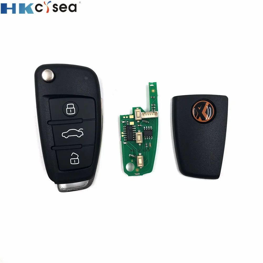 HKCYSEA 1 шт. 3 кнопки Xhorse VVDI2 Автомобильный ключ дистанционного замена XKA600EN Английская версия для VVDI ключ инструмент подходит для нескольких автомобилей