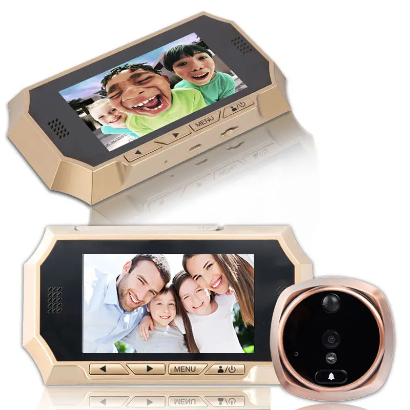 4 3 Inch LCD font b Door b font Phone 720P HD Peephole Viewer Night Vision