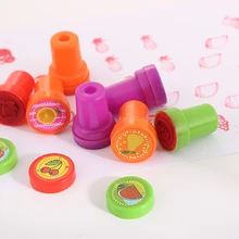 Детские обучающие игрушки фруктовое уплотнение креативный красочный игрушечный набор «сделай сам» зеленый счет мини-штамп мальчик девочка